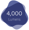 4,000 Lumens